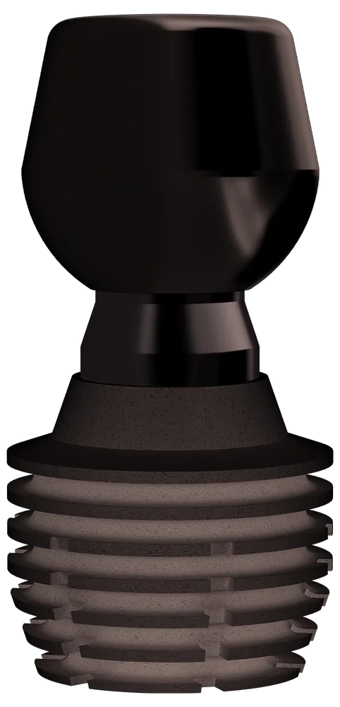 i-healing abutment, short, on the i-System implant