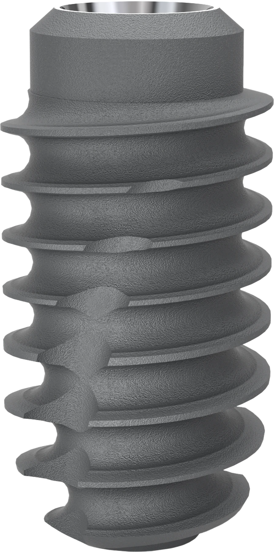 PACE by implantswiss bone level implant, sandblasted surface with wide self-cutting threads